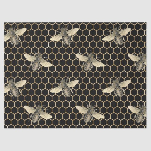 Honey Bee Series Design 8 Tissue Paper Seidenpapier (Vorderseite)