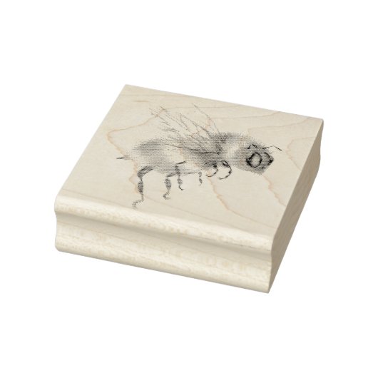 Honey Bee Sketch Gummistempel (Stempel)
