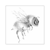 Honey Bee Sketch Gummistempel (Prägung)
