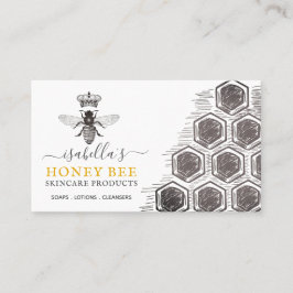 Honey Bee Skincare Products Business Card Visitenkarte
