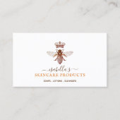 Honey Bee Skincare Products Business Card Visitenkarte (Vorderseite)