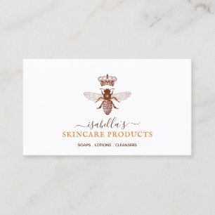 Honey Bee Skincare Products Business Card Visitenkarte