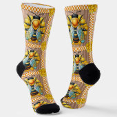 Honey Bee Socken (Gewinkelt)