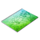 Honey bee Spiral Foto Notebook Notizblock (Linke Seite)