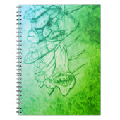 Honey bee Spiral Foto Notebook Notizblock (Vorderseite)