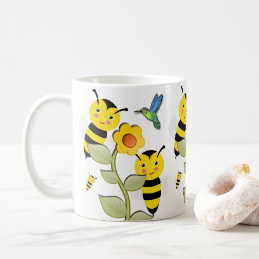 Honey Bee Tasse (Mit Donut)
