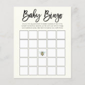 Honey Bee Theme Baby Bingo Game (Vorderseite)