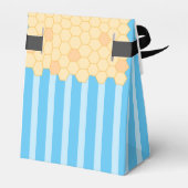 Honey Bee Themed Baby Dusche Geschenkschachtel (Rückseite)