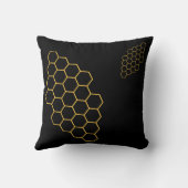 Honey bee Throw Pillow Kissen (Rückseite)