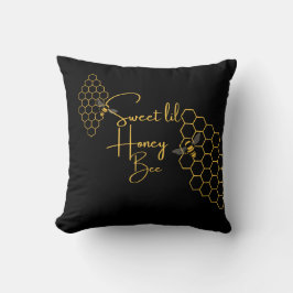 Honey bee Throw Pillow Kissen