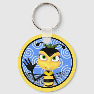 Honey Bee Toon Schlüsselanhänger