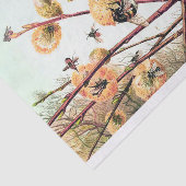 Honey bee vintage illustration wrapping paper seidenpapier (Ausschnitt)