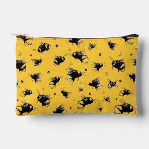 Honey Bee Watercolor Accessory Pouch Geschenk für  Zubehörtasche