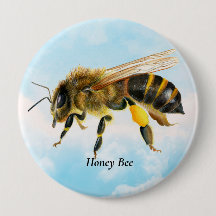 Honey Bee Watercolor Malerei