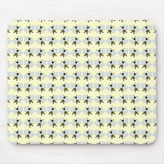 Honey Bee Watercolor Mousepad (Vorne)