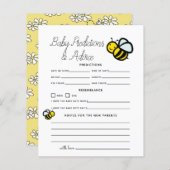 Honey Bee White Baby Vorhersagen & Ratschläge (Vorne/Hinten)