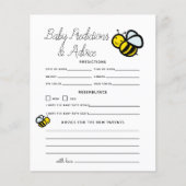 Honey Bee White Baby Vorhersagen & Ratschläge (Vorderseite)