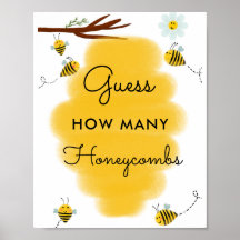 Honey Bee Wie viele Honeycombs Guess Game