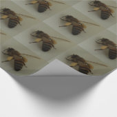 Honey Bee Wrapping Paper Geschenkpapier (Ecke)