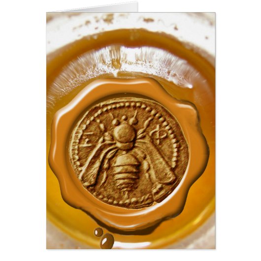 HONEY BEE YELLOW BROWN WAX SIEGEL (Vorne)
