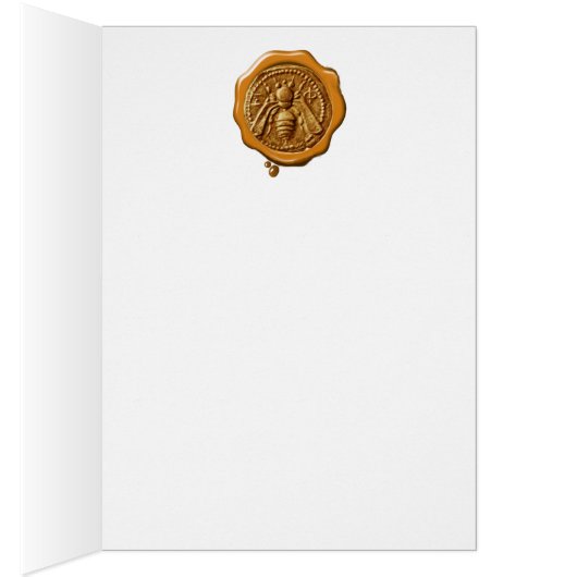 HONEY BEE YELLOW BROWN WAX SIEGEL (Innen (Rechts))