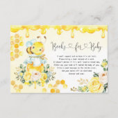 Honey Bee Yellow Floral Garden Books for Baby Begleitkarte (Vorderseite)