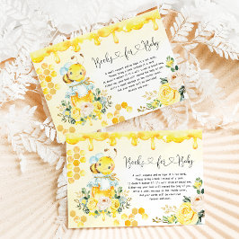 Honey Bee Yellow Floral Garden Books for Baby Begleitkarte