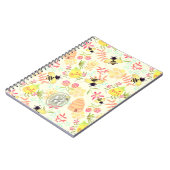 Honey Bee Yellow Notizblock (Linke Seite)