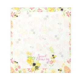 Honey Bee Yellow Notizblock