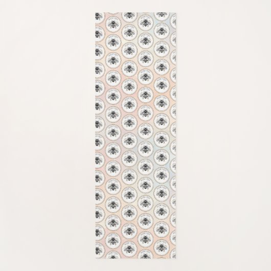 Honey Bee Yogamatte (Vorderseite)