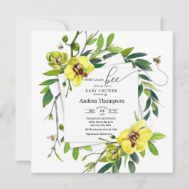 Honey Bee | Zuckerrüben | Orchid Baby Dusche Einladung