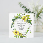 Honey Bee | Zuckerrüben | Orchid Gender Reveal Einladung (Stehend Vorderseite)