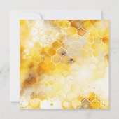 Honey Bee | Zuckerrüben | Orchid Gender Reveal Einladung (Rückseite)