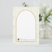 Honey Bee zum ersten Geburtstag Vielen Dank Karten (Stehend Vorderseite)