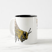 Honey Bee Zweifarbige Tasse (Vorderseite Links)