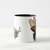 Honey Bee Zweifarbige Tasse (Mittel)