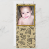 Honey Beehive Birthday Party Foto Ticket Einladung (Rückseite)