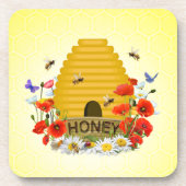 Honey Beehive, Imker, Untersetzer (Vorderseite)