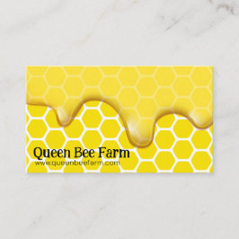 Honey Beekeeper Apiarist Honeycomb Bearm Visitenkarte