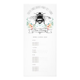 Honey Beekeeper Apiary Farm Beekeeper Werbekarte