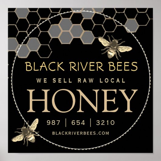 Honey Beekeeper-Werbeplakat Poster (Vorne)