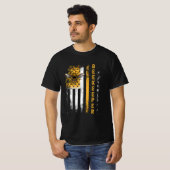 Honey Beekeeping Hive Beekeeper USA Flag Indect T-Shirt (Vorne ganz)
