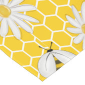 Honey Bees and Daisies Design Großer Tischläufer (Ecke)