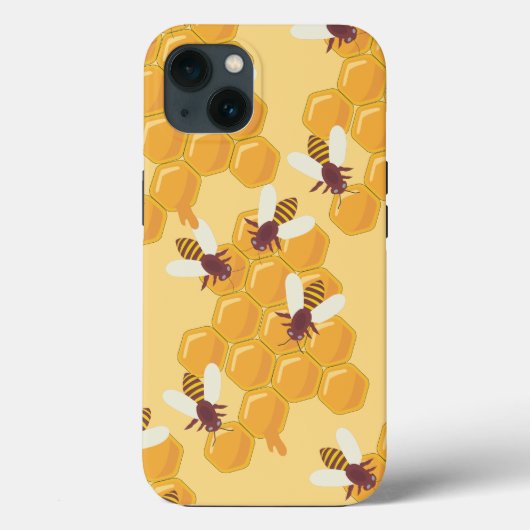 Honey Bees and Honeycomb Design Case-Mate iPhone C Hülle (Rückseite)
