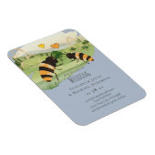 Honey Bees Beek Halters Wedding Magnet (Rechte Seite)