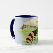 Honey Bees Beek Halters Wedding Tasse (Vorderseite Links)