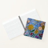 Honey Bees & Blume SpiralNotebook Notizblock (Innenseite)