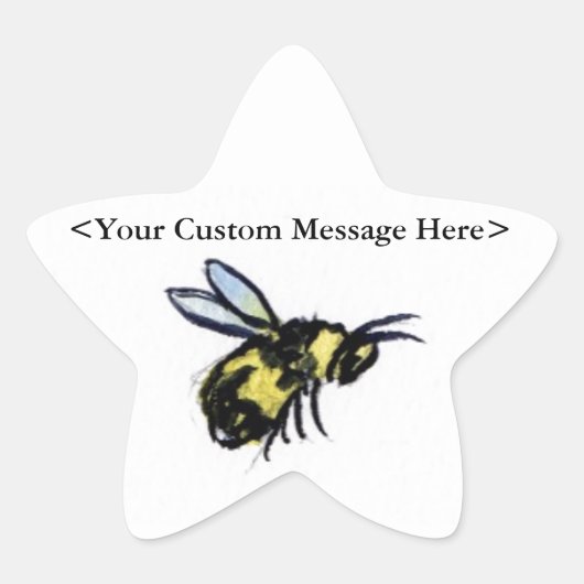 Honey Bees Customized Insect Art Sticker Bug Decal (Vorderseite)