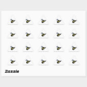 Honey Bees Customized Insect Art Sticker Bug Label (Blatt)