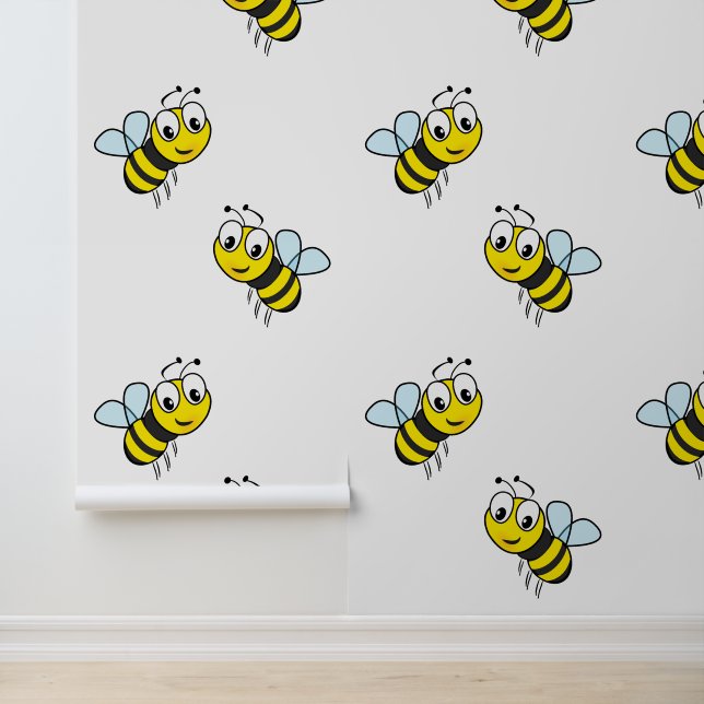Honey Bees Design Tapete (Anwendung)